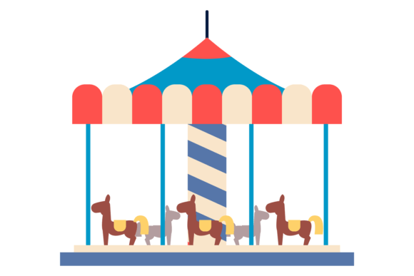 Carousel Color Icon: Bringing Amusement Park Joy to Design