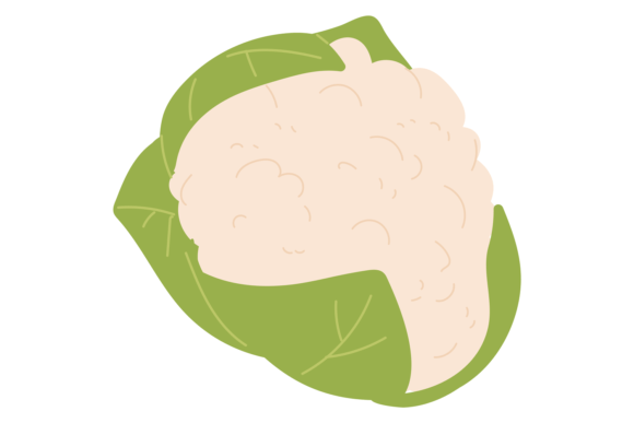 Cauliflower Color Icon: A Fresh Take on Healthy Visual Branding