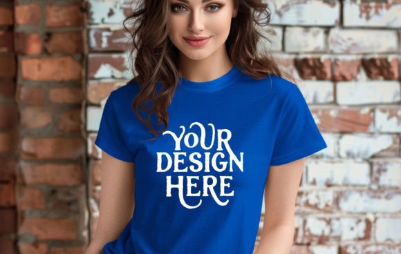 Gildan 5000 T-shirt,woman,color True Roy: A Designer's Instant Asset