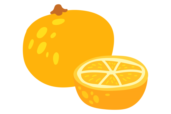 Orange Color Icon. Fresh Citrus Fruit Sy: A Burst of Vibrant Design Energy