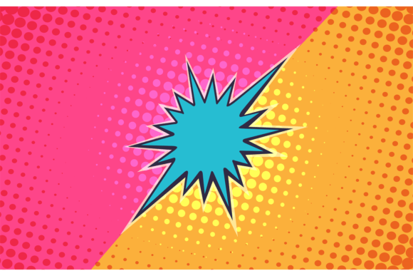 Pop Art Halftone: Bold Comic Color Backgrounds