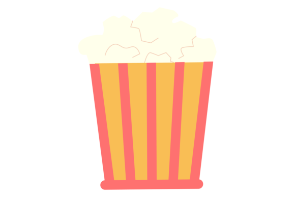 Popcorn Bucket Color Icon: The Playful Cinema Snack Symbol