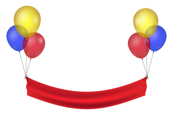 Red Ribbon Banner with Color Realistic B: A Designer's Tool for Impact