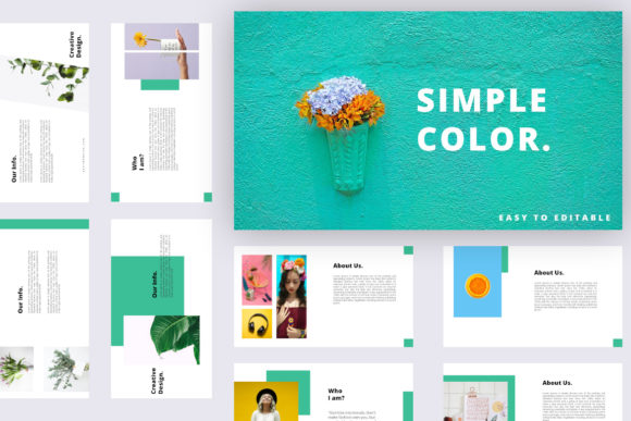 Simple Color - Google Slides Template: A Modern Presentation Solution