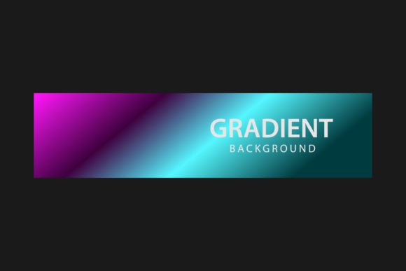 Transform Projects with a Vibrant Gradient Color Horizontal Banner
