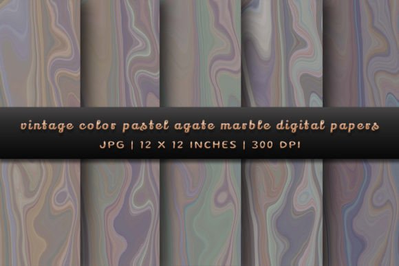 Unlocking Timeless Style with Vintage Pastel Agate Marble