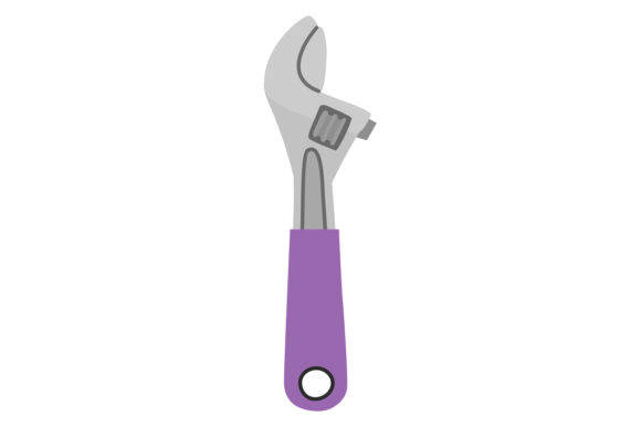 Wrench Color Icon: A Dynamic Repair Tool for Modern Design